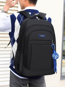 กระเป๋าเป้สะพายหลังความจุขนาดใหญ่ของผู้ชายกระเป๋าเดินทางธุรกิจกระเป๋าคอมพิวเตอร์ น้ำหนักเบา ดีไซน์ สําหรับนักเรียนมัธยมต้นและมัธยมปลาย