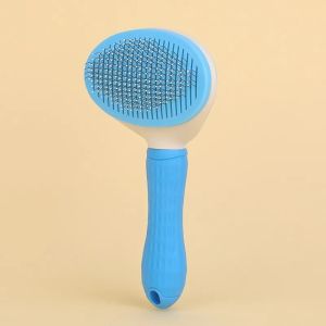 Self-cleaning Pet Hair Remove Comb Cat Slicker Brush Pet Hair Removal Comb For Cats Grooming Brushes Dog Combs Cat Accessories