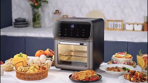 Air Fryer Oven Inverter 16L Microwave Baking Oven Large Capacity Oven Touch Screen Multifunction Fully Automatic Smart Timer For Home Kitchen Appliances