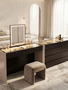 New Luxury Modern Simple Makeup Vanity With Drawer And Mirror