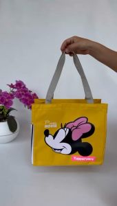 Tas Bekal Minnie Mouse (Zipper & Bunga Es)
