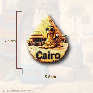 Magnet Hình Con Cừu Cairo Pyramids Landmark 3D Đồ Trang Trí Nhà Kỷ Niệm Du Lịch Quà Tặng Đồ Trang Trí Nhà Từ Hợp Chất Nhựa