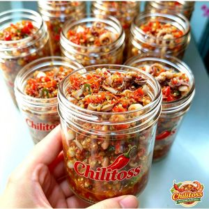 Cumi mercon teri Pedas Gurih Aroma Rempah ASLI Sambal 100% Bumbu Alam Halal