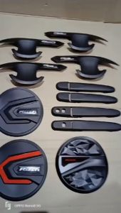 PAKET COVER DOOR HANDLE OUTER MANGKOK TANK COVER ALL NEW RUSH TRD SPORTIVO 2018 up HITAM