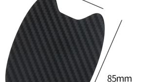 4Pcs/Set Car Styling Mouldings Sticker Car Door Sticker Carbon Fiber Scratches Resistant Cover Auto Handle Protection Film Parts
