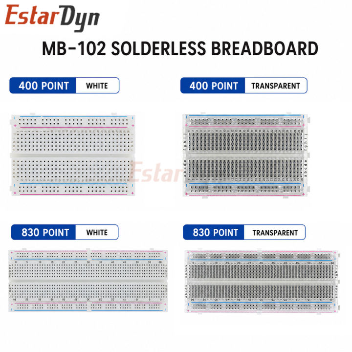 Estardyn 400 Points Breadboard 830 points Breadboard MB-102