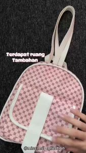 Tas ransel wanita terbaru ARABELLA style backpack cewek serbaguna simple & trendy