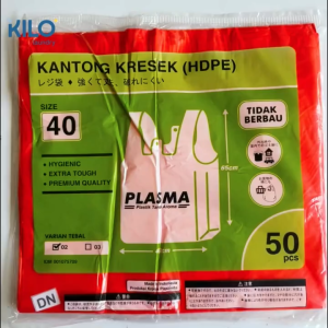 Kantong Plastik Kresek Uk 40x65 cm Kresek Jumbo Laundry Tebal