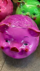 Heo đồng tiền heo đất tiết kiệm size 20cm và 25cm có nhiều màu