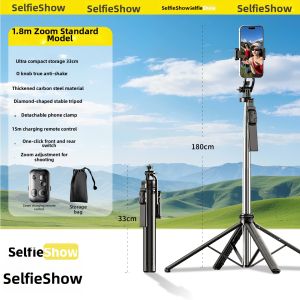 Selfieshow | Extendable Stabilized Tripod Bluetooth 360 Rotation