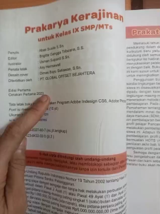 PRAKARYA KERAJINAN SMP/MTS KELAS 9 - GLOBAL OFFSET SEJAHTERA