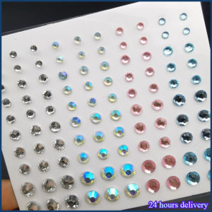 COD  Rhinestone Pearl Sticker Eyebrow Face Sticker Diamond Makeup Face Decoration Tears Diamond