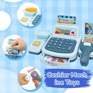 Mini Shopping Cashier Machine Kids Cash Register Play House Childrens Educational Toys