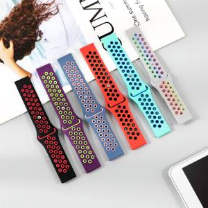 Sport Strap for Samsung Galaxy Watch 6 Classic/6/5/4/Active 2 Women Men 20mm Silicone Band 22mm Two-Tone Strap for Huawei GT 4 Pro/4/3/2 for Amazfit Watch Wristband