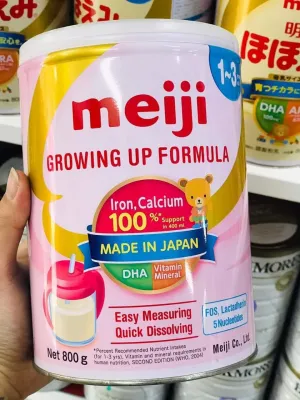 Sữa bột Meiji nhập khẩu lon 800g từ 1 đến 3 tuổi