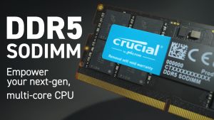 Crucial 8GB DDR5 - 5600 CL46 SODIMM Memory for Laptop (CT8G56C46S5)