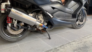 Knalpot Yamaha Xmax 250 Smoke Muffler Tipe SM Blue Series