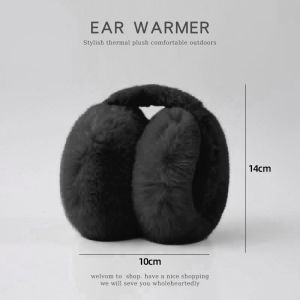 Heattech Earmuffs Earcaps Winter Earmuffs Foldable Stuffed Anti-Freezing Ears Cold-Proof Cute Earmuff Thickened Winter