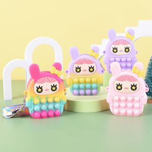 Túi pop it cho bé gái giá rẻ đeo chéo giảm căng thẳng bóp bong bóng hình thỏ xinh dễ thương Fullbabyvn 025