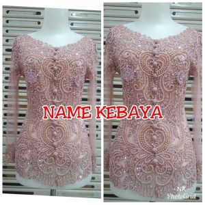 Atasan kebaya payet kerah sabrina kebaya wisuda kebaya lamaran + longtorso bisa COD