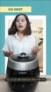 Nồi cơm điện tử áp suất Cuckoo CRP-R1000F/BKGBCRVNCV - 1.8L - Hàng chính hãng - Designed by Cuckoo in Korea