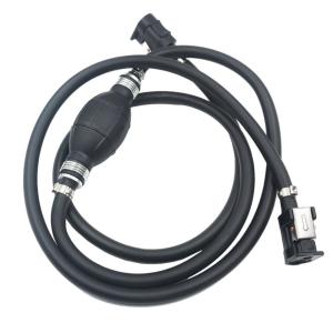 Outboard Boat Fuel Pump and Hose Kit - Essential Connectors for Marine Petrol Tank Systems