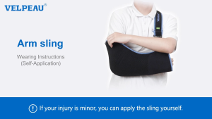 Velpeau Arm Sling Shoulder Immobilizer for Women and Men fit Left or Right Arm - Rotator Cuff Support Brace -Medical Sling for Shoulder Clavicle Elbow Injury(Comfort and Breathable Version)