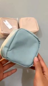 Pouch Cosmetic Lipstik Mini Travel Portable Korean Makeup Dompet Organizer Tas Kosmetik Travel Tahan Air