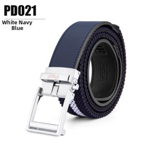 PGM GOLF | Elastic Knit Genuine Leather Mens Golf Belt