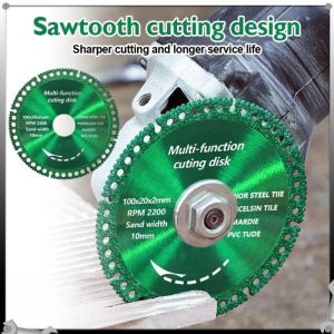 Diamond Cutting Disc Multi-function Tile Rock Slab Marble Color Steel Tile Iron Metal Angle Grinder Dry Saw Blade