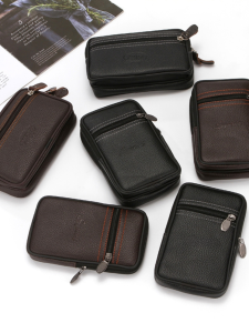 Ultra-Thin Vertical Mens Belt Pouch Running Phone Bag Elderly Wear Resistant Mobile Phone Case Waist Belt Bag Summer