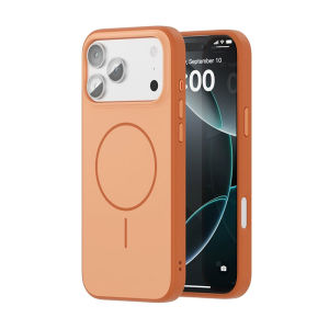 Ultra Shockproof Magnetic Matte Phone Case For iPhone 17 AIr 16 Pro Max For MagSafe Skin-friendly Back Hard Phone Cover For iPhone 17 Pro Max Non-slip Military Grade Drop Protection Casing