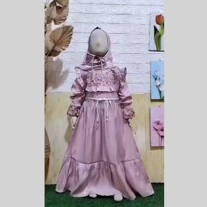 ✔️✔️ Baju Gamis shimmer anak perempuan bahan katun shimer silk mix payet salur usia 3 - 11 tahun free hijab gamis anak tangung murah gamis import gamis virall gamis terlaris anak baju muslim anak perempuan gamis lebaran - COD