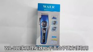 WAER Wireless Hair Clipper with Sharp Blade & 4 combs Rechargeable Razor Hair Cut Adjustable Cut Head