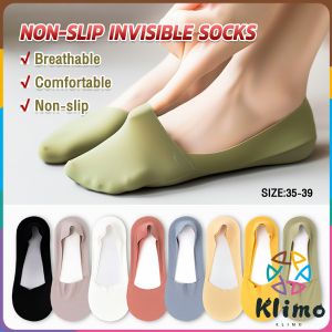 KLIMO Womens Silicone Non-Slip Invisible Cotton Socks Socks Sweet Thin Socks Ice Silk Boat Socks