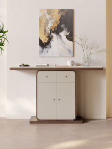 Modern Minimalist Entrance Table Italian Style Living Room Hallway Corridor Storage Console Desk High End Sensation Home Furniture