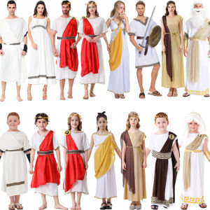 Halloween Cosplay Ancient Roman Warrior Role Play Adult and Children Ancient Greek Cleopatra Costume