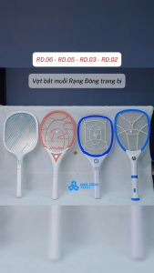 (Rạng Đông) Các loại vợt muỗi - 3 lớp lưới an toàn nhựa cao cấp VBM RD.02 RD.03 RD.05 RD.06