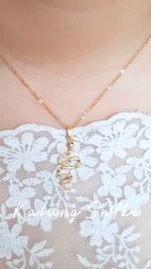 Kalung Titanium Wanita Anti Luntur - Anti Karat Korean Style Import Liontin Ular Sn4ke GRATIS KOTAK - Lovelybutik