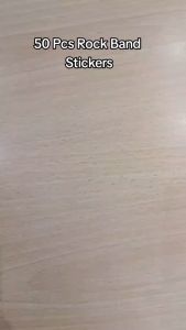 50pcs ROCK Band vinyl decal graffiti stickers laptop waterproof no repeat stickers