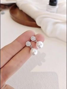 JIUDUOLAN | Pearl Ear Cuffs Silver