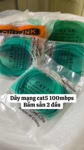 Dây mạng lan dây cáp mạng cat5 dài 50m bấm sẵn 2 đầu Truyền tín hiệu tốc độ cao ổn định không giật lag