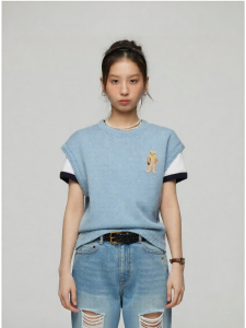 TEENIE WEENIE | Casual College Fashion Sleeveless Blouse