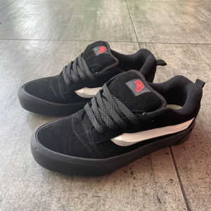 Cool American Street Style Sporty Casual Shoes Fluorescent Green Color Block Black Skateboarding Shoes Youth Fashion Chunky Bread Shoes