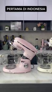Stand Mixer Platinum Ecohome Transparent Glass Bowl 5 L