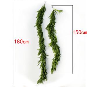 Nordic Style Artificial Fir Pine Branches Decorative Flower Arrangement Fake Door Hanging Christmas Decoration Green Plant