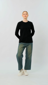 KAOS POLOS OLAH RAGA BASIC LENGAN PANJANG WANITA/ATASAN POLOS SPOR AEROBICZUMBA FITNES DAN LAIN LAIN  BAHAN ELASTIS DAN NYAMAN