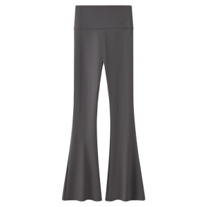 MiiOW | High Waist Bell Bottom Shark Skin Pants Womens Summer Thin Yoga Fitness Tummy Control Leggings Casual Long Pants