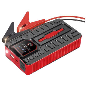 【Vodool Auto Center】12V Car Jump Starter 6000mAh Power Bank Automobile Battery 600A Peak Car Battery Portable Charger with LED Light
