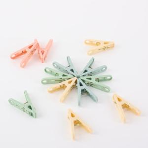 Heavy Load Multifunctional Clothesline Clips Windproof Plastic Drying Clips for Socks Towels Underwear Outdoor Camping Laundry